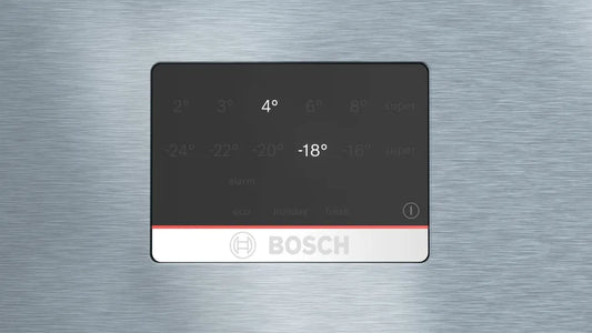 Bosch Series 6 Freestanding Fridge-freezer (Bottom freezer) 186 x 86 cm Stainless steel (with anti-fingerprint) KGN86CI30Z