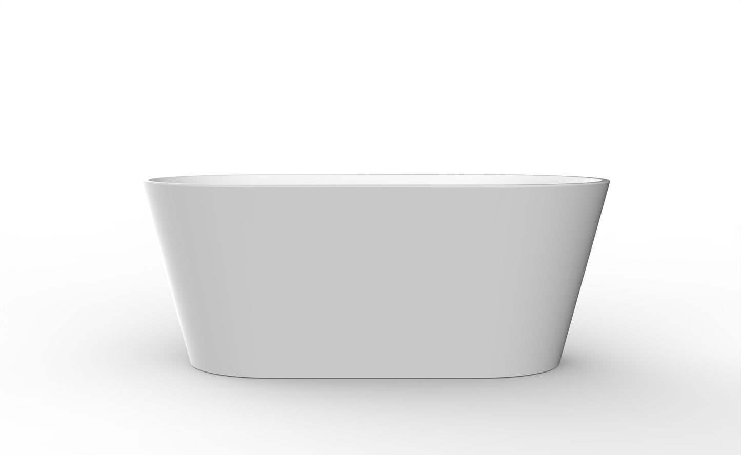BAUHAUS Halo Freestanding Bath Tub - White - 1700 x 790 x 590mm