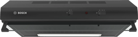 BOSCH 600 mm Built-in Under-Cabinet Extractor Hood Black - Serie 2 - DHU636HQ