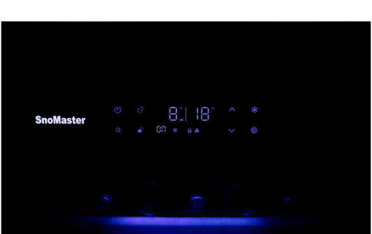 SnoMaster VT-94PRO 78 Bottle Pro Series Dual Zone Wine Cooler