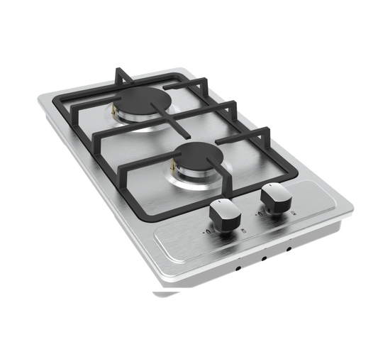 Falco 30cm 2 Plate Stainless Steel Gas Hob FAL-SSGH-30