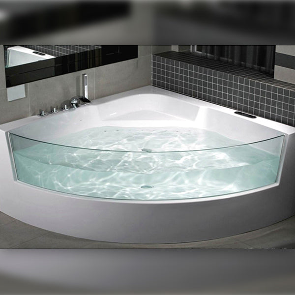 EUROTREND AquaVue Hydro Corner Jacuzzi Bath - Artisans Trade Depot