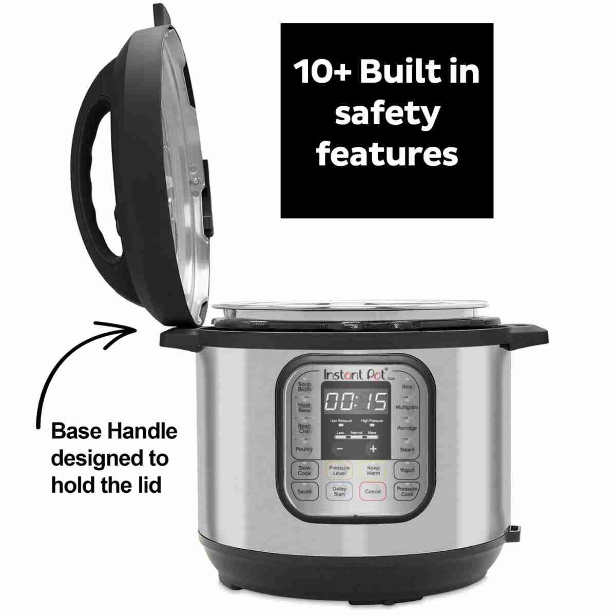 Instant Pot Duo 7-in-1 Smart Cooker - 6L - Slow Cooker, Rice Cooker, Sauté Pan, Yoghurt Maker, Steamer and Food Warmer