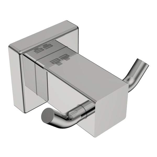 8511 Double Robe Hook - Polished - Stainless Steel - Bathroom Butler