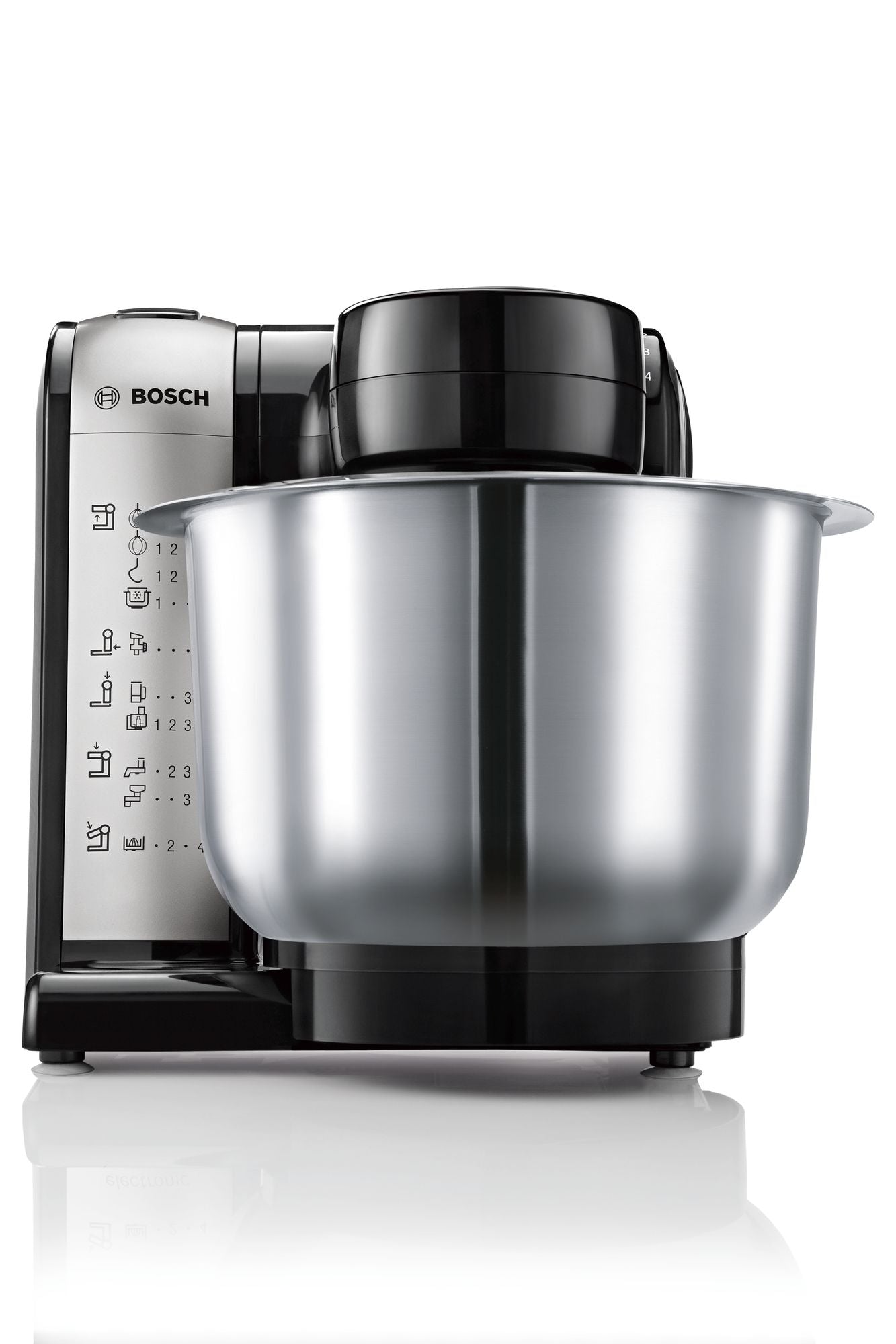Shop Online @ www.artisanstradedepot.com for BOSCH Food Processor / Kitchen Machine MUM3 - 600W - Black / Silver - MUM48A1