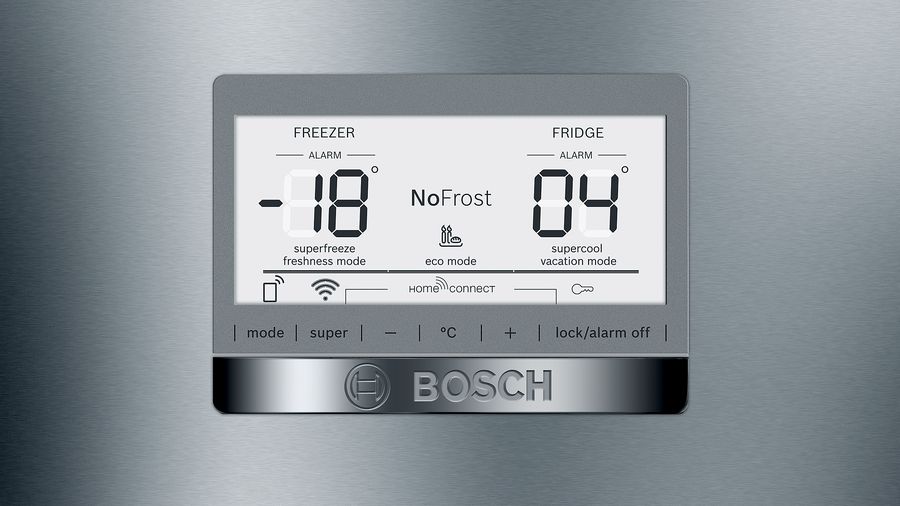 BOSCH Freestanding Fridge-Freezer - Stainless Steel - Home Connect - 619L / 860mm - Serie 6 - KGN86HI306