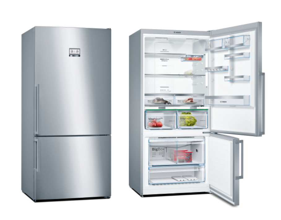 BOSCH Freestanding Fridge Freezer Stainless Steel Home Connect