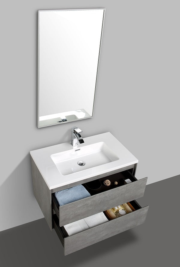 Enzo 800 Cabinet- Double Drawer & Basin