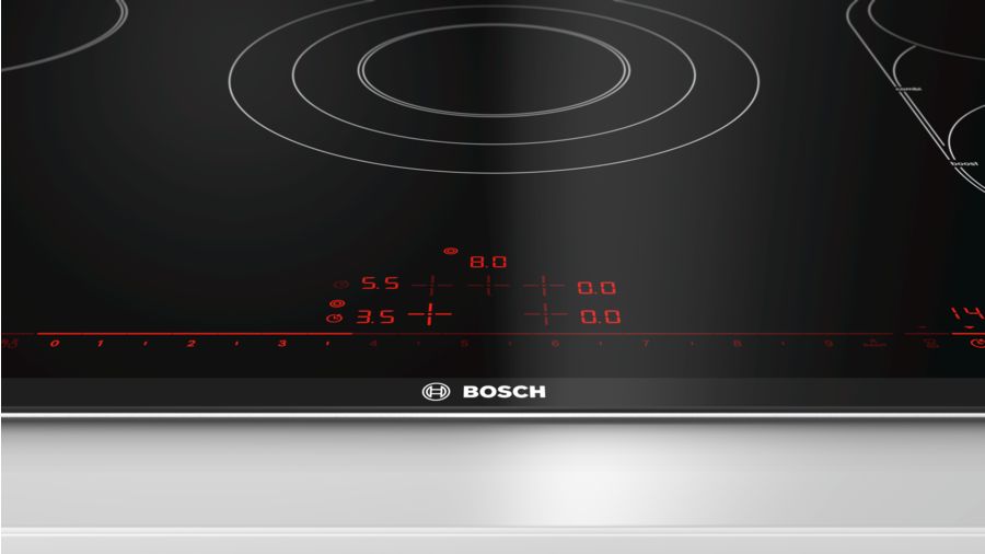 Bosch 90cm Electric Hob - Ceramic - Perfectfry - Touch Control  - Black - Serie 8 - PKM975DK1D - Artisans Trade Depot
