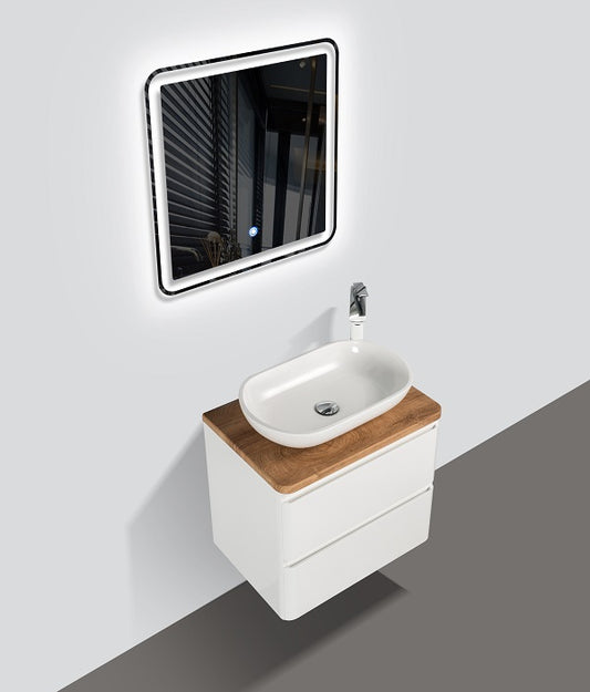 Lazio 600mm- Double Drawer & Top & Basin