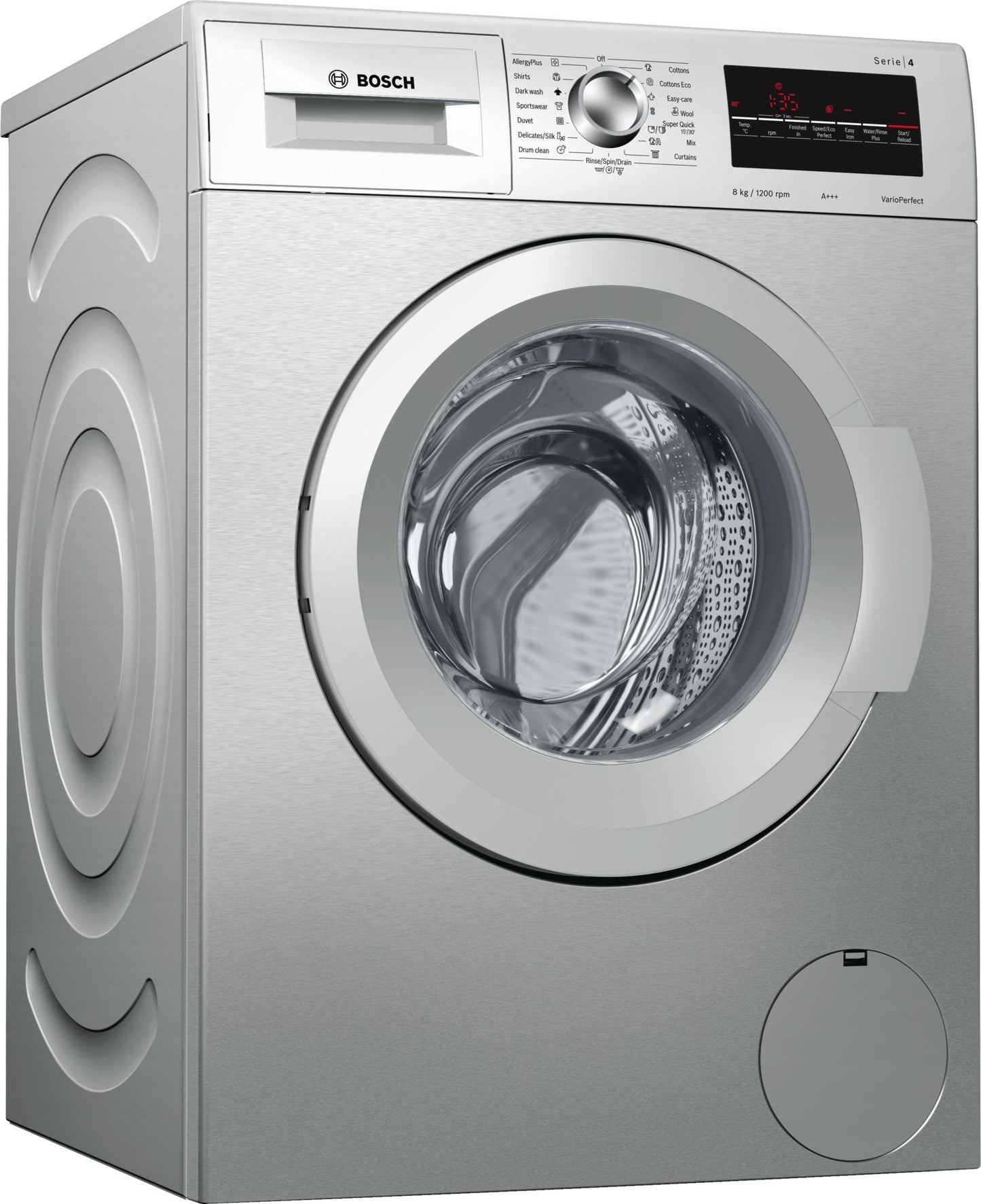 Bosch Frontloader Washing Machine 8 kg - Inox-easyclean - Serie 4 - WAK2426SZA - Artisans Trade Depot