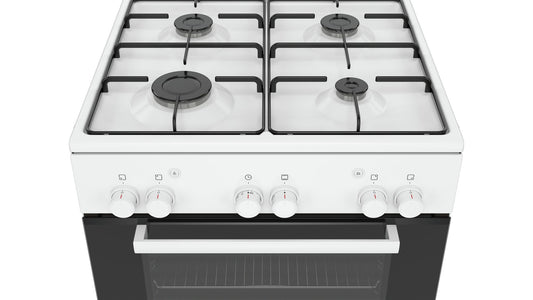 BOSCH 60cm Freestanding Gas Cooker - White - Serie 2 -HGA120B20Z - Artisans Trade Depot