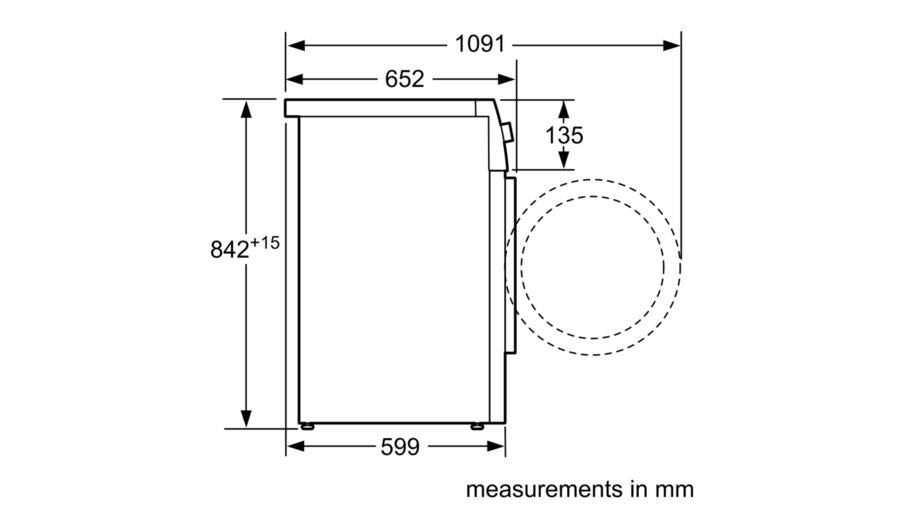 Bosch Condenser Tumble Dryer 9kg-Inox-easyclean - Serie 6 - WTG8640SZA - Artisans Trade Depot
