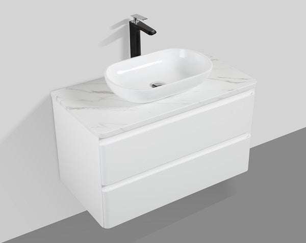 Santorini 900mm- Double Drawer & Top & Basin