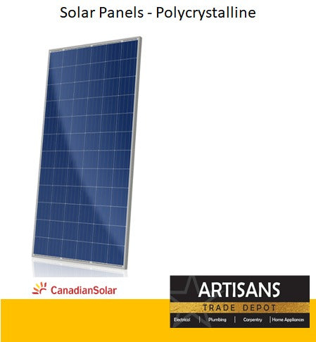 Canadian Solar - 335W Solar Panels - Polycrystalline - Super High Efficiency Poly PERC Module