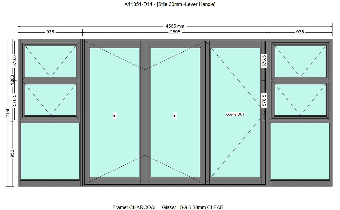 Sliding Folding Doors - VistaFold - Gloss White - 5 Panel - Artisans Trade Depot