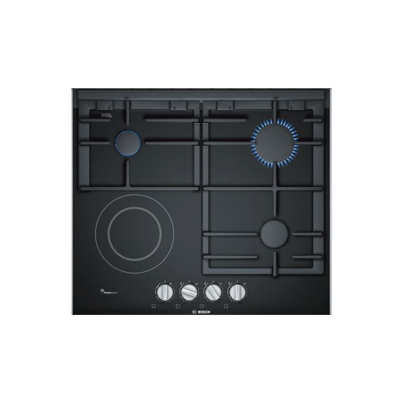 Bosch 60cm 3 Burner Gas Hob - Ceramic Glass - Serie 8 - PRY6A6B70