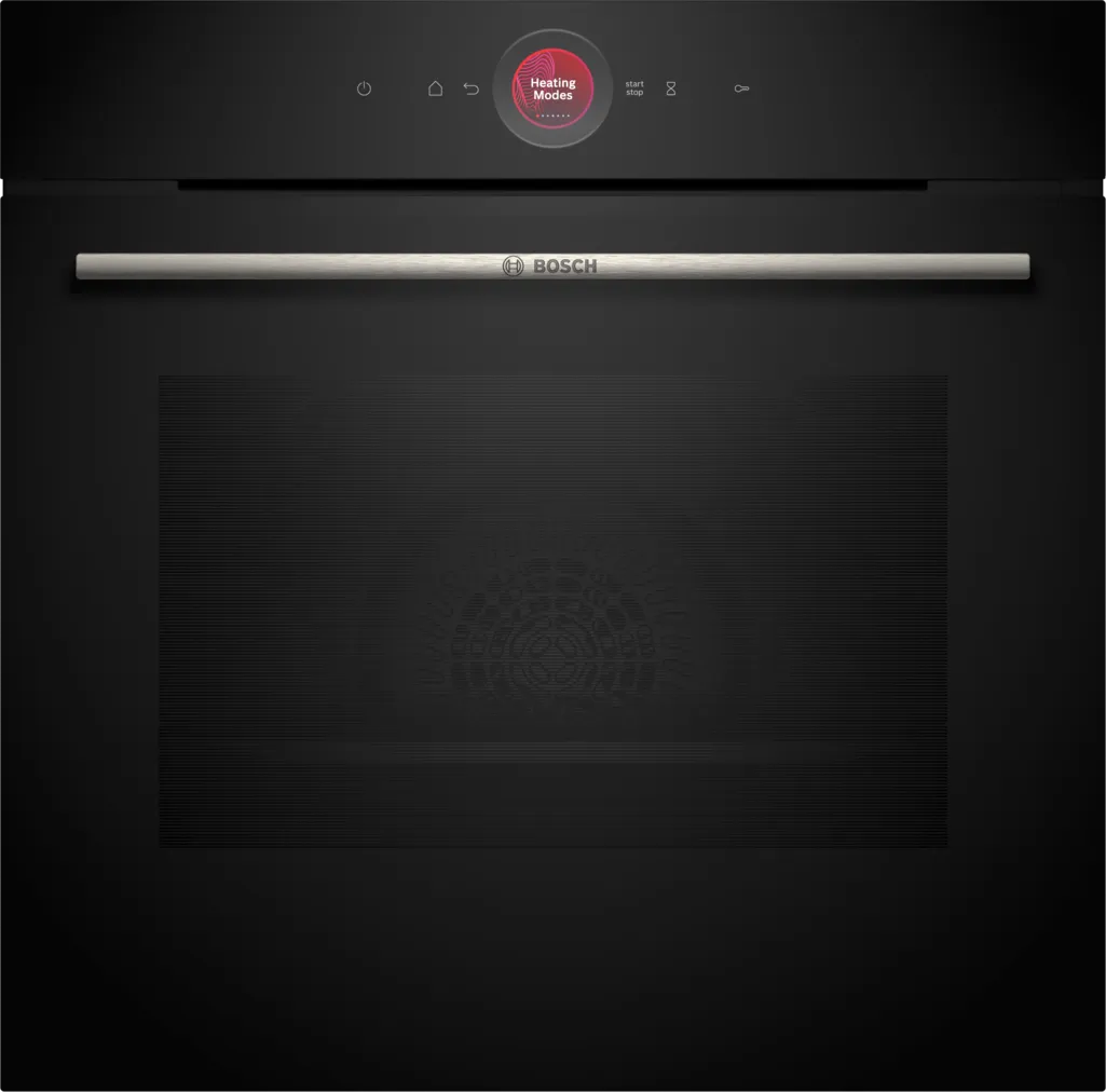 BOSCH 600mm x 600mm Built-In Multi-Function Oven - Black - Series 8 - HBG7341B1M