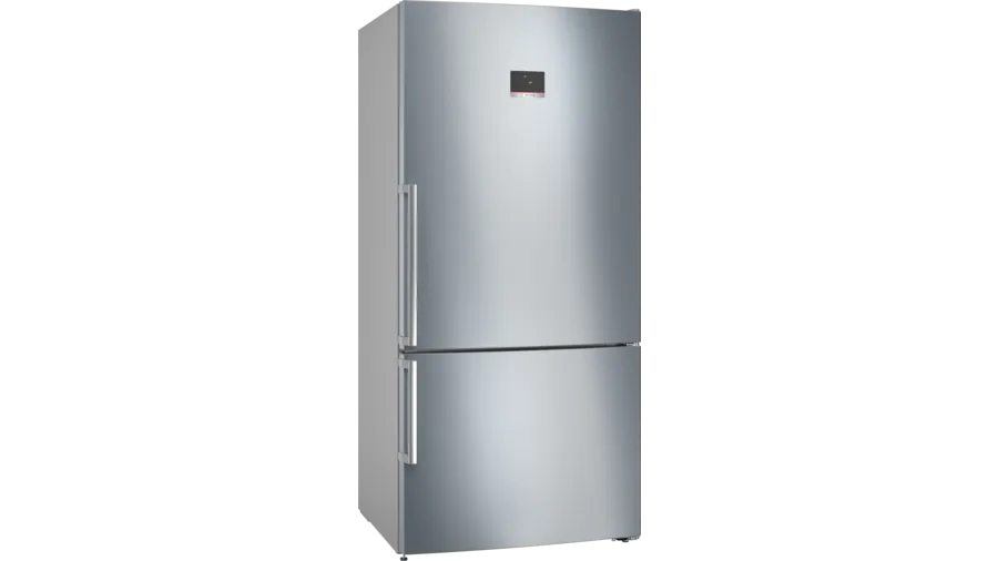 Bosch Series 6 Freestanding Fridge-freezer (Bottom freezer) 186 x 86 cm Stainless steel (with anti-fingerprint) KGN86CI30Z