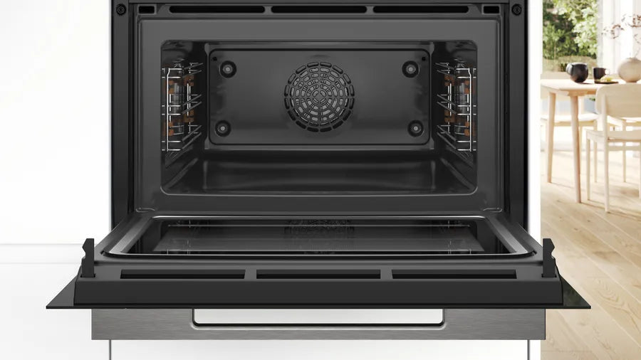 BOSCH Series 8 Built-in Compact Microwave Oven 60 x 45 cm Black CMG7241B1