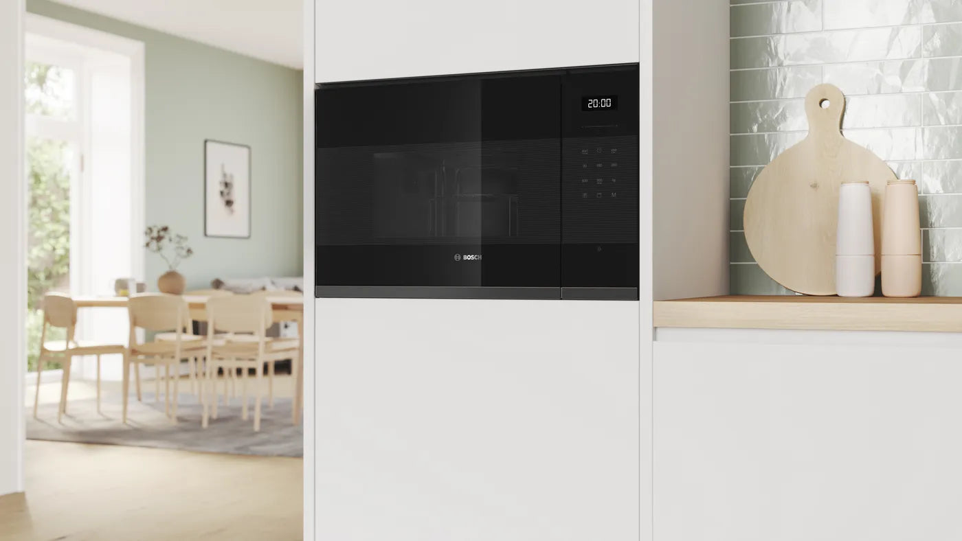 BOSCH 600 mm Built-In Microwave with Grill  - Serie 6 - BEL554MH2Z