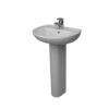 LECICO Atlas 50cm Basin & Full Pedestal Set