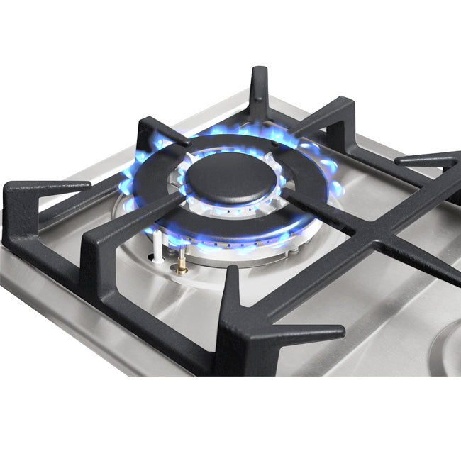 UNIVA UGH02S -  2 Burner Built-in Gas Hob - Stainless Steel