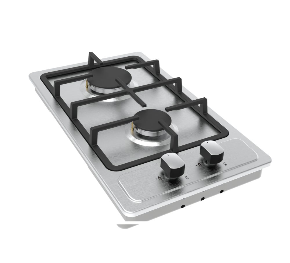 Falco 30cm 2 Plate Stainless Steel Gas Hob FAL-SSGH-30