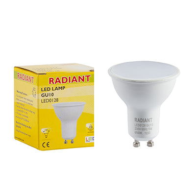 RADIANT ICB18W - LED Downlight, Bulb & Lampholder Set - White