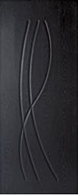 Bellagio Shallow Moulded Door - Black Ash - Artisans Trade Depot