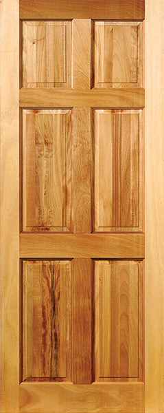 6 Panel Semi-Exterior Door - Artisans Trade Depot