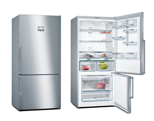 BOSCHFreestandingFridge-FreezerXXLrefrigerator-StainlessSteel-619L860mm-Serie6-KGN86AI30Z