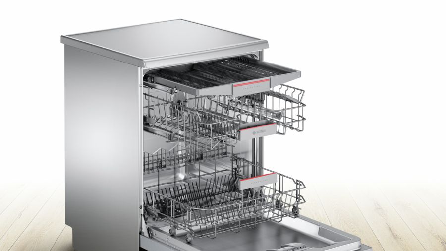 BOSCH 14 Place SilencePlus Dishwasher - Silver Inox - Serie 4 - SMS46NI00Z - Artisans Trade Depot