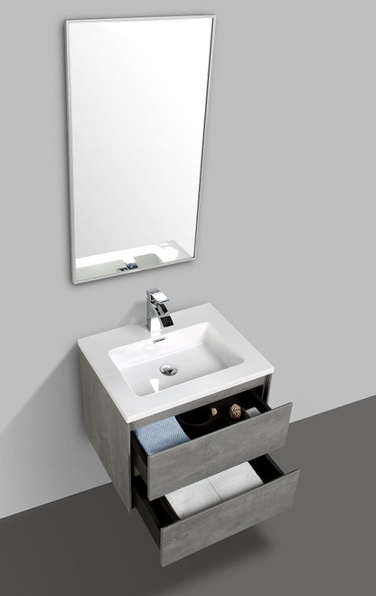 Enzo 600 Cabinet- Double Drawer & Basin