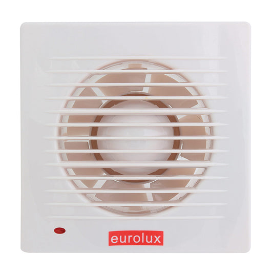 EUROLUX F44 - 5inch Wall Extractor Fan - White - Cut-Off 145mm