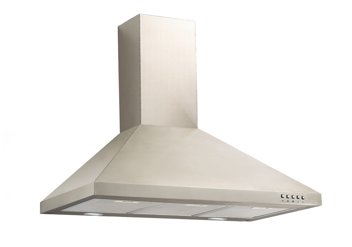 Falco 90cm Pyramid Type S/Steel Chimney EXTRACTOR - FAL-90-52S