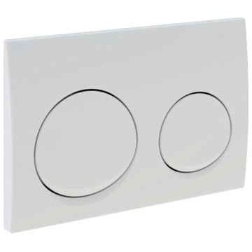 Geberit Alpha10 Actuator Plate for D/F White Alpine