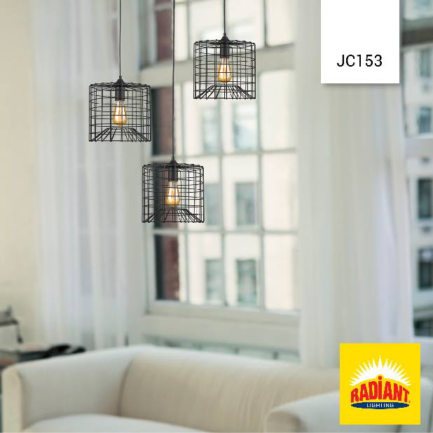 Radiant JC153-BL -Round Pendant Light-230V E27 1X14W 1-Light - Artisans Trade Depot