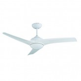 Radiant Mach One Ceiling Fan with LED Light & Remote White Dimmable RF22W/JX01A-W