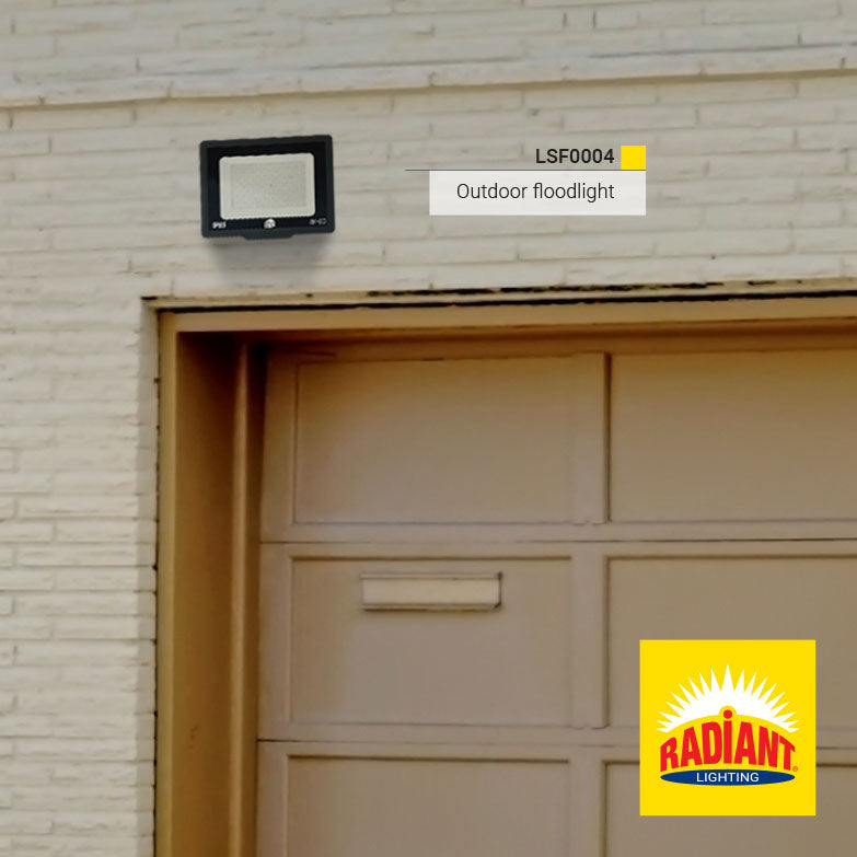 RADIANT LSF0005 Black LED Outdoor Floodlight - 150W