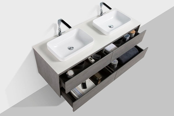 Madrid 1500mm- Four Drawer & Top & Basin