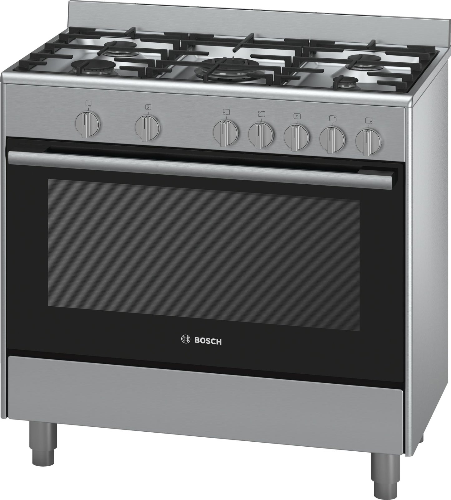 BOSCH 90cm Freestanding Gas Cooker - Stainless Steel - Serie 2 - HSG734357Z - Artisans Trade Depot
