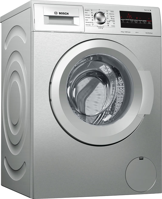 Bosch Frontloader Washing Machine 8 kg -  Inox-easyclean - Serie 4 - WAK2426SZA - Artisans Trade Depot