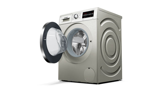 BOSCH 9kg Front Loader Washing Machine - Silver Inox - Serie 6 - WAT28S4SZA - Artisans Trade Depot