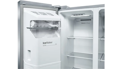 BOSCH Side-by-Side Fridge-Freezer - Stainless Steel - 610L / 908mm - Serie 4 - KAI93VI304