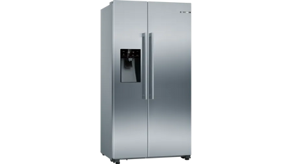 BOSCH Side-by-Side Fridge-Freezer - Stainless Steel - 610L / 908mm - Serie 4 - KAI93VI304