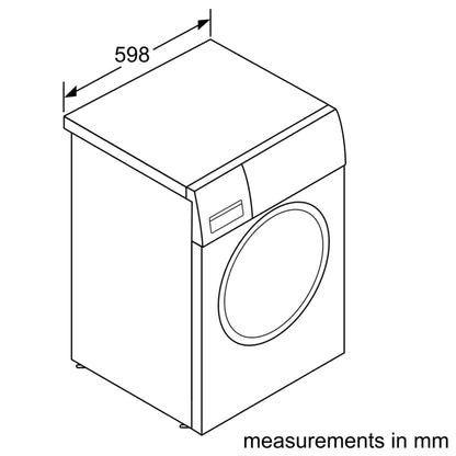 Bosch Frontloader Washing Machine 7 kg -  silver inox - Serie 4 - WAK2427XZA - Artisans Trade Depot