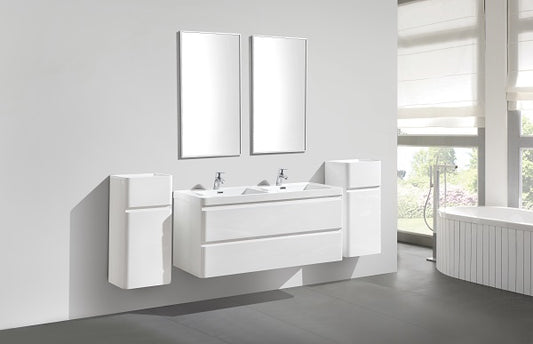 Milan 1200 Cabinet Double Drawer & Basin