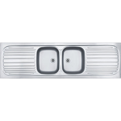Trendline 722 "Drop On" Kitchen Sink - 1500mm x 535mm - Artisans Trade Depot