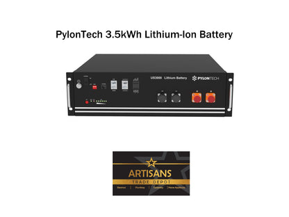 5kW Off Grid Solar Kit 2 - ECO - (PV Panels, Inverter & Lithium Ion Battery) - Artisans Trade Depot